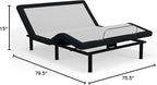 Blissful Nights King e3 Adjustable Bed Base Frame with Head and Foot Incline, Wireless Remote Control, Easy Assembly, and 10 Year Warranty