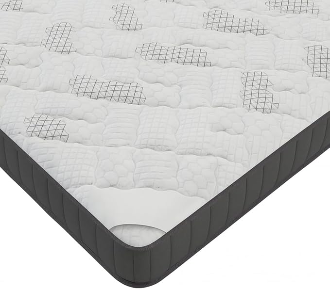 Ottomanson Twin XL 7.5" Medium Firm Innerspring Mattress – Bonnell Coil System with Comfort Foam – Fiberglass Free – Made in USA – Bed in a Box – Supportive & Durable Sleep Surface