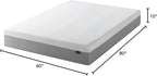 ZINUS 10 Inch Ultima Memory Foam Mattress [New Version], Queen, Fiberglass Free, Medium Firm Feel, Breathable Airflow Memory Foam, Certified Safe Foams & Fabric, Mattress in A Box