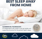 Serta Raised Air Mattress with Never Flat Pump | Luxury Inflatable Mattress with Built in Air Pump to Ensure a Good Night’s Rest | Heavy Duty Blow Up Mattress with Self Inflating Pump