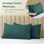 LuxClub 3 PC Sheet Bed Sheets Deep Pockets Wrinkle Free-Kids-Fitted Sheets Machine Washable Hotel Bedding Silky Soft - Emerald Twin XL