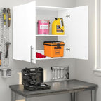 Prepac Elite 32" Wall Cabinet, White Storage Cabinet, Bathroom Cabinet, Pantry Cabinet with 1 Adjustable Shelf 12" D x 32" W x 30" H, WEW-3230