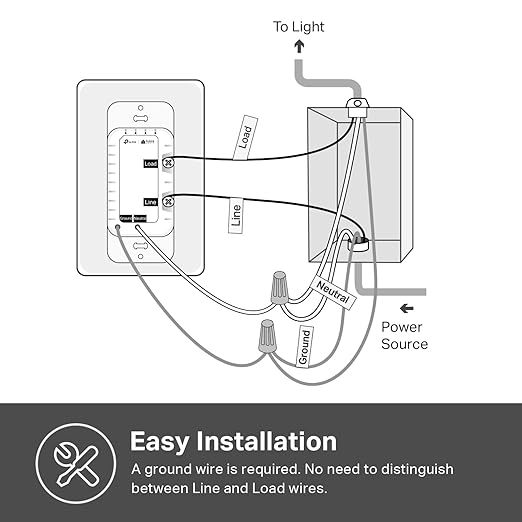 Kasa Smart Dimmer Switch HS220, Single Pole, Needs Neutral Wire, 2.4GHz Wi-Fi Light Switch Compatible with Alexa and Google Home, UL Certified, No Hub Required, Black