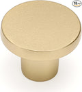 Ravinte 15 Pack Cabinet Knobs Sandy Gold Kitchen Cabinet Knobs Round Dresser Drawer Pulls Closet Door Pulls 1-1/5 Inch
