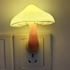 AUSAYE 4 Pack Plug in Night Light, Mushroom Light LED Nightlights for Kids, Adults, Bedroom, Bathroom,Hallway, Stairs, Kitchen Muti-Color