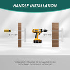JOY DECOR 30 Pack 2-1/2 Inch Hole Centers Brushed Nickel Kitchen Cabinet Handles, 4 Inch Overall Length Stainless Steel Drawer Pulls for Cupboard, 64mm Hole Centers