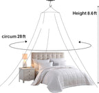Jolitac Bed Canopy Lace Mosquito Net for Girls Beds, Unique Princess Play Tent Mesh Canopies Large Lace Dome Curtain Drapes Home & Travel (Green)