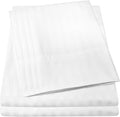 King Size Bed Sheets - 6 Piece 1500 Supreme Collection Fine Brushed Microfiber Deep Pocket King Sheet Set Bedding - 2 Extra Pillow Cases, Great Value, King, Dobby White