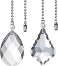 2PCS Ceiling Fan Pull Chains, Premium Fan Pull Chain with 20-inches Extension Chains
