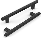 10 Pack 5 Inch(128mm) Kitchen Cabinet Handles Matte Black Cabinet Pulls Kitchen Cabinet Hardware Drawer Pulls for Cupboard Wardrobe