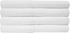 Twin XL Size Bed Sheets - 4 Piece 1500 Supreme Collection Fine Brushed Microfiber Deep Pocket Twin X-Large Sheet Set Bedding - 1 EXTRA PILLOW CASES, GREAT VALUE, Twin XL, White