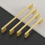Asidrama 10 Pack 7.5 Inch(192mm) Brushed Gold Kitchen Cabinet Handles, Cabinet Pulls Kitchen Cabinet Hardware for Cupboard Drawer Pulls