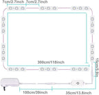 Led Vanity Mirror Lights, Hollywood Style Vanity Make Up Light, 10ft Ultra Bright White LED, Dimmable Touch Control Lights Strip, for Makeup Vanity Table & Bathroom Mirror, Mirror Not Included