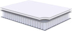 Modway Jenna 10” Innerspring and Memory Foam California King Mattress With Individually Encased Coils, White