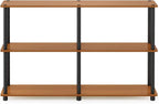 Furinno Wire End Table, Side Table, Brown