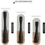 Candle Holder Black Candlestick Holders,Taper Candle Holders for Candlesticks Set of 3,(12"/10"/7.5" H) Tall Wooden Modern Candle Sticks Candle Holder for Decor