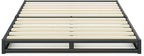 Zinus Joseph Low Profile 6 Inch Platform Bed Frame, Wood Slat Support, No Box Spring Needed, Eco Friendly WonderBox(TM) Packaging, Easy Assembly, Black, King