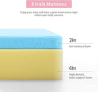 PayLessHere 8 Inch Full Gel Memory Foam Mattress Fiberglass Free/CertiPUR-US Certified/Bed-in-a-Box/Cool Sleep & Comfy Support/Mattress in a Box