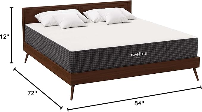 Modway Aveline 12” Cooling Gel-Infused Ventilated Memory Foam California King Mattress