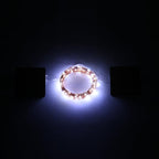 Magicnight Solar Mini Teeny Tiny Lights,Starry String Light for Garden Fairy,Tree,Railing,Arbor,Fence,16 Feet 50LEDs,2 Pack,Cool White
