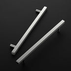 Ravinte Brushed Nickel Cabinet Handles 30 Pack 8-4/5 inch Satin Nickel Square Cabinet Pulls Silver Hardware for Kitchen Cabinets 11-3/10 inch Overall Length Stainless Steel Drawer Pulls