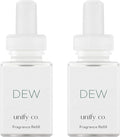 Pura & Unify Co. Home Scent Refill - Smart Air Diffuser - Up to 120-Hours of Luxury Fragrance per Refill - Home Essential - Clean & Safe Diffuser Fragrance - 2 Pack, Dew