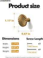 2 Pack Antique Brass Cabinet Knobs Vintage Flat Drawer Pulls Kitchen Cupboard Bathroom Dresser Cabinet Hardware Handles Zinc Alloy
