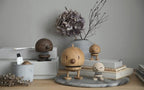 Hoptimist - Scandinavian Design - Wooden Bumble (Black Stained Oak, H: 13.5 cm x D: 10 cm)