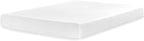 Signature Design by Ashley Twin Size 8 Inch Medium Firm Charcoal Gel & Green Tea Infused Memory Foam Mattress for Pressure Relief, Fiberglass Free, Mattress In A Box