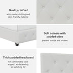 DHP Dakota Bed, Full, White