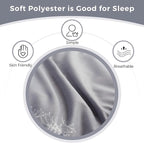 MAXYOYO Futon Mattress Japanese Floor Mattress, Extra Thick Dandelion Pattern Bed Mattress Topper, Quilted Folding Sleeping Pad Breathable Floor Lounger Guest Bed for Camping, Grey, Full