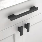Asidrama 30 Pack 5 Inch(128mm) Matte Black Kitchen Cabinet Handles, Cabinet Pulls Kitchen Cabinet Hardware for Cupboard Drawer Pulls