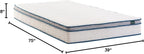 ZINUS 8 Inch Spring Sensation Hybrid Mattress [New Version], Medium Firm Feel, Fiberglass Free, Youth and Guest Bedroom, Mattress in A Box, Twin