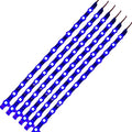DC 12V Waterproof 1Ft 12 LED Strip Underbody Light with 6 inches Wires for Motor (Blue,Pack of 6)