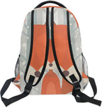 Custom Children's Name School Backpack Personalized Schoolbag Brown FoxTravel Bag for Teens Girls Boys