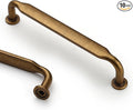Asidrama 10 Pack 5 Inch(128mm) Antique Brass Kitchen Cabinet Handles, Cabinet Pulls Kitchen Cabinet Hardware for Cupboard Drawer Pulls