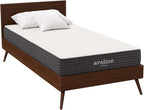Modway Aveline Memory Foam Bed Mattress Conventional, Twin,Firm, White