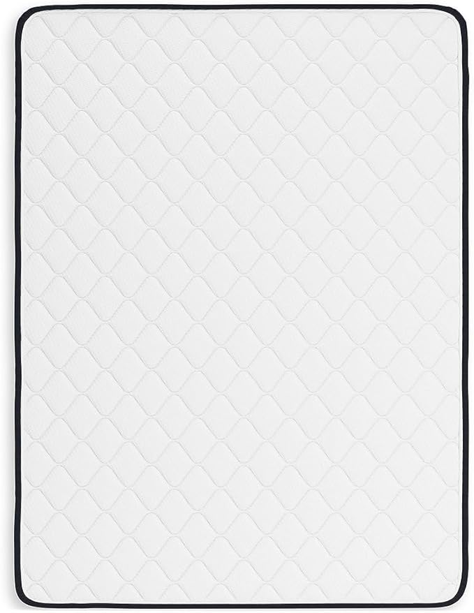 Signature Design by Ashley Full Size Medium Firm 6 Inch Memory Foam Mattress with Breathable Quilted Cover, Fiberglass Free, Mattress in A Box