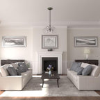 Ekena Millwork CM12BRPTF 12 1/2"OD X 3 7/8"ID X 3/4"P Bradford Ceiling Medallion Fits Canopies Up to 6 5/8", Painted Turtle