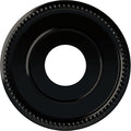 Ekena Millwork CM12BRBPS 12-1/2" x 3-7/8" x 3/4" Bradford Ceiling Medallion, Black Pearl