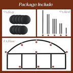 Candelabra Fireplace Candle Holder: Black Metal Pillar Candle Holders for Inside Fireplace Mantle Decor Floor Candelabras Table Centerpiece