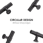 goldenwarm Black Cabinet Handles 25 Pack Black Drawer Pulls - LST18BK128 Kitchen Hardware for Cabinet Vintage Kitchen Hardware Handles Dresser