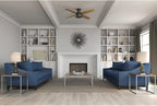 Hunter Fan Company 59249 Dempsey 52 inch Ceiling Fan with Light and Remote, Low Profile Indoor, Noble Bronze Finish