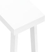 Plank+Beam Solid Wood Console Table, 36 Inch, Sofa Table, Narrow Entryway Table for Hallway, Behind The Couch, Living Room, Foyer, Easy Assembly, White