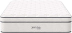 Modway Jenna 14” Innerspring and Memory Foam Queen Mattress With Individually Encased Coils, White