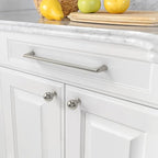 Amerdeco 10 Pack Brushed Satin Nickel Cabinet Pulls 7.5 Inch(192MM) Hole Centers Kitchen Cabinet Handles Hardware Kitchen Handles for Cabinets Cupboard Handles Drawer Pulls ZH0041