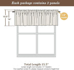 Chyhomenyc Sheer Valances for Windows 2 Packs, 42Wx14L Inches Small Window Valance for Living Room Bathroom Cafe Laundry Basement, Elegant Rod Pocket Voile Valance, Purple