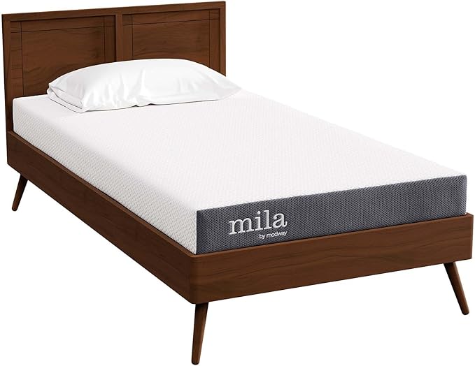 Modway Mila 6” Narrow Twin Mattress - Firm 6 Inch- 10-Year Warranty