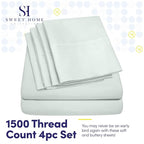 Twin XL Size Bed Sheets - 4 Piece 1500 Supreme Collection Fine Brushed Microfiber Deep Pocket Twin X-Large Sheet Set Bedding - 1 EXTRA PILLOW CASES, GREAT VALUE, Twin XL, Mint