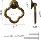 Cupboard Knobs Cabinet Knobs Drawer knobs, Zinc Alloy Gold Knobs for Dresser, Cupboard Knobs for Kitchen, Bathroom (Style E-8)